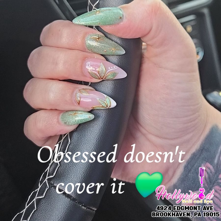 Nail design by Hollywood Nails and Spa